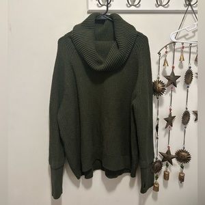 Market & Spruce Sharon Cowl Neck Waffle Stitch Sweater